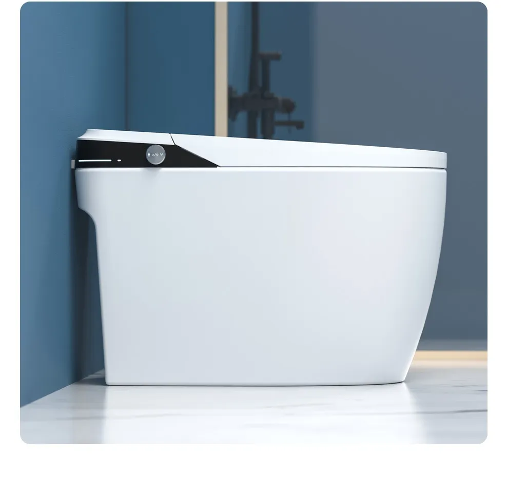 Ovs Cupc America Einteilige Düse, selbstreinigende Intelligenz-Toiletten, automatische Keramiktoilette, längliche intelligente intelligente Toilette