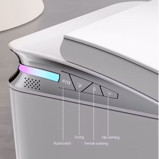 Bodenstehende, automatische, induktive, intelligente Keramik-Toilette